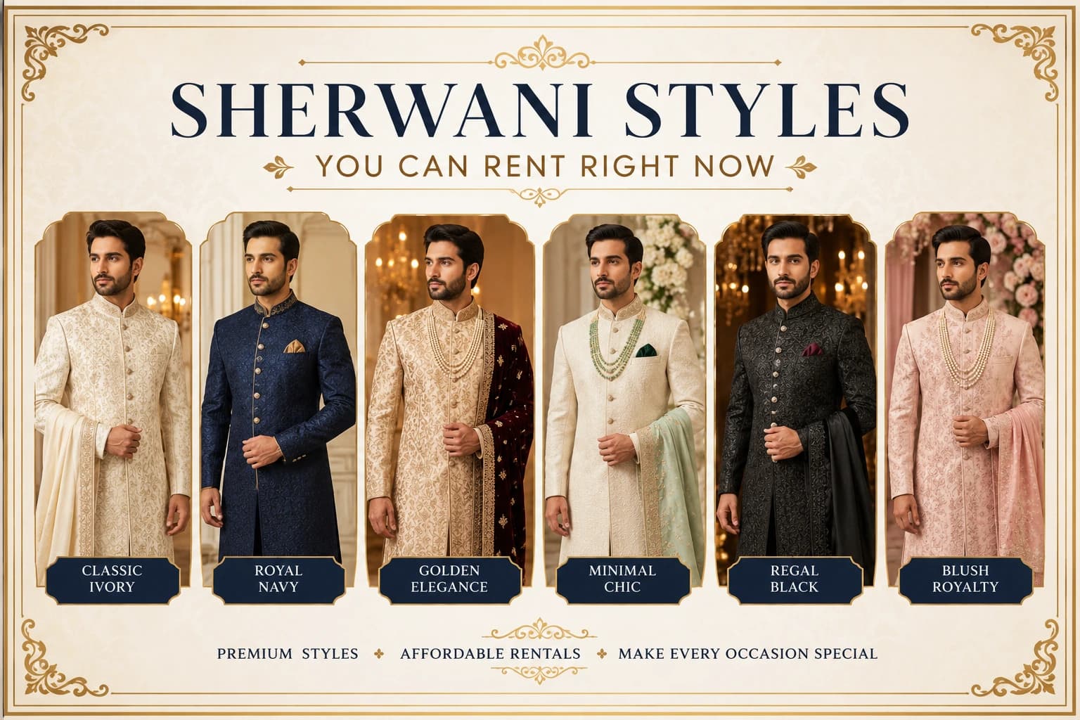 sherwani styles 2026