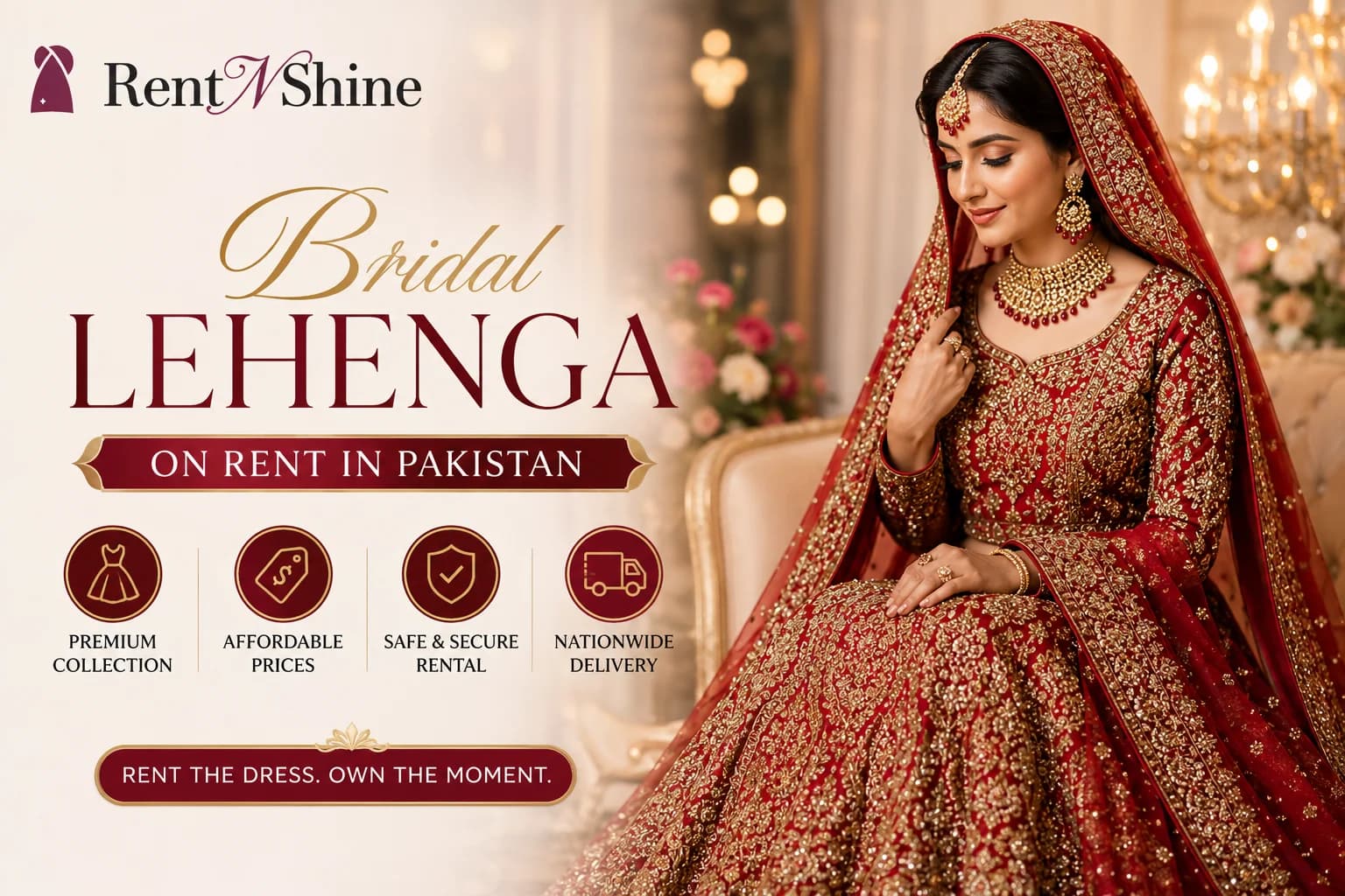 Bridal Lehenga on Rent in Pakistan — Complete Guide 2026 (1)
