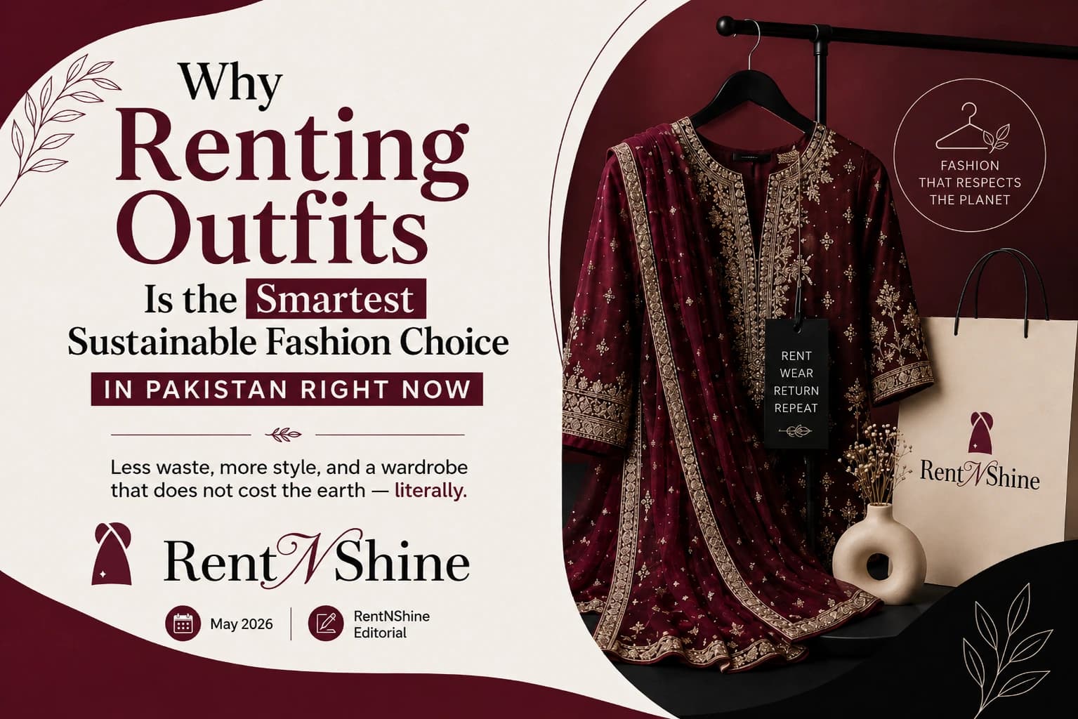Why Renting Outfits Is the Smartest Sustainable Fashion Choice in Pakistan Right Now
