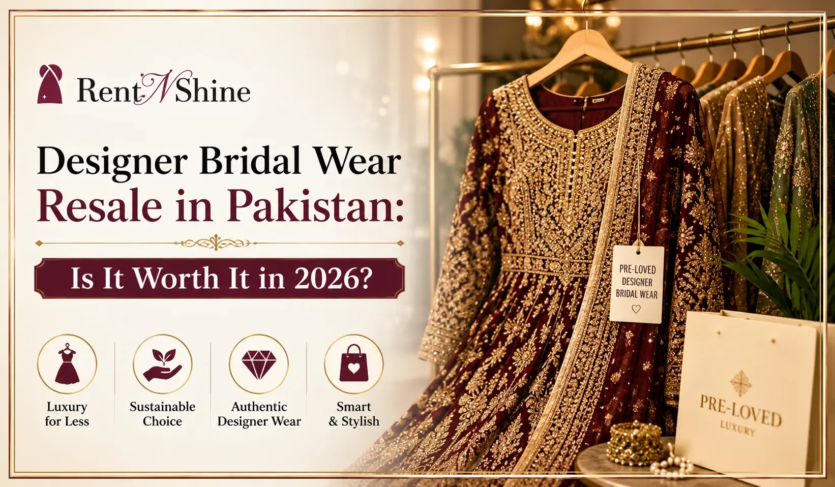 Designer bridal wear for less