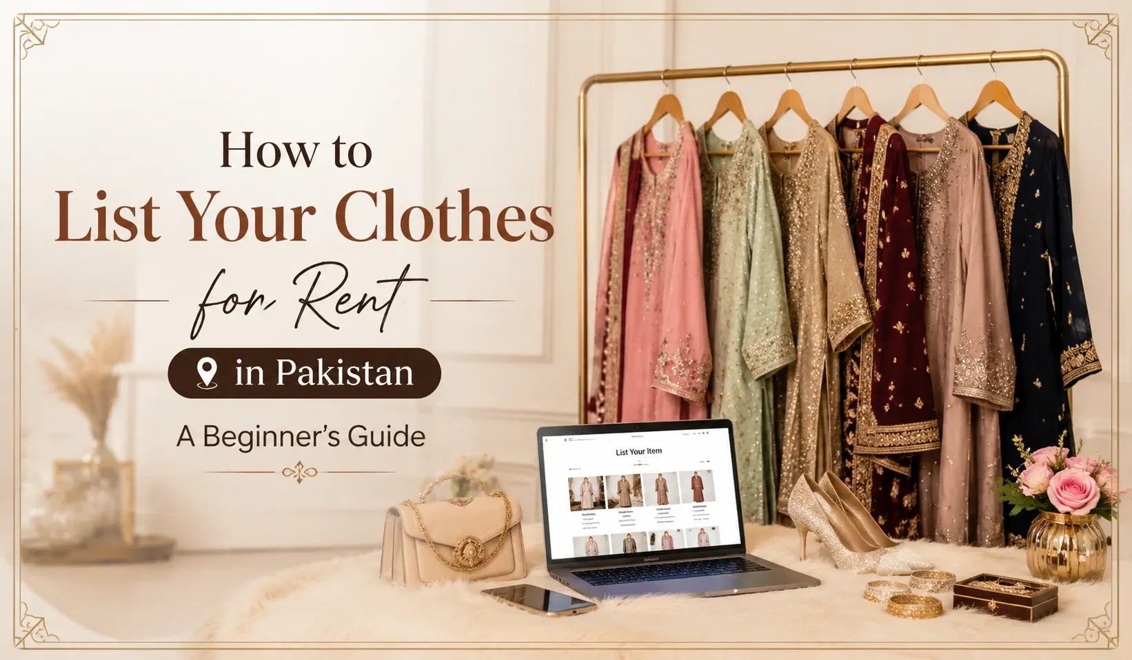 How to List Your Clothes for Rent in Pakistan: A Beginner’s Guide