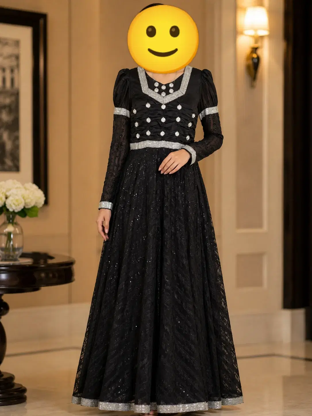 Black Elegant Maxi